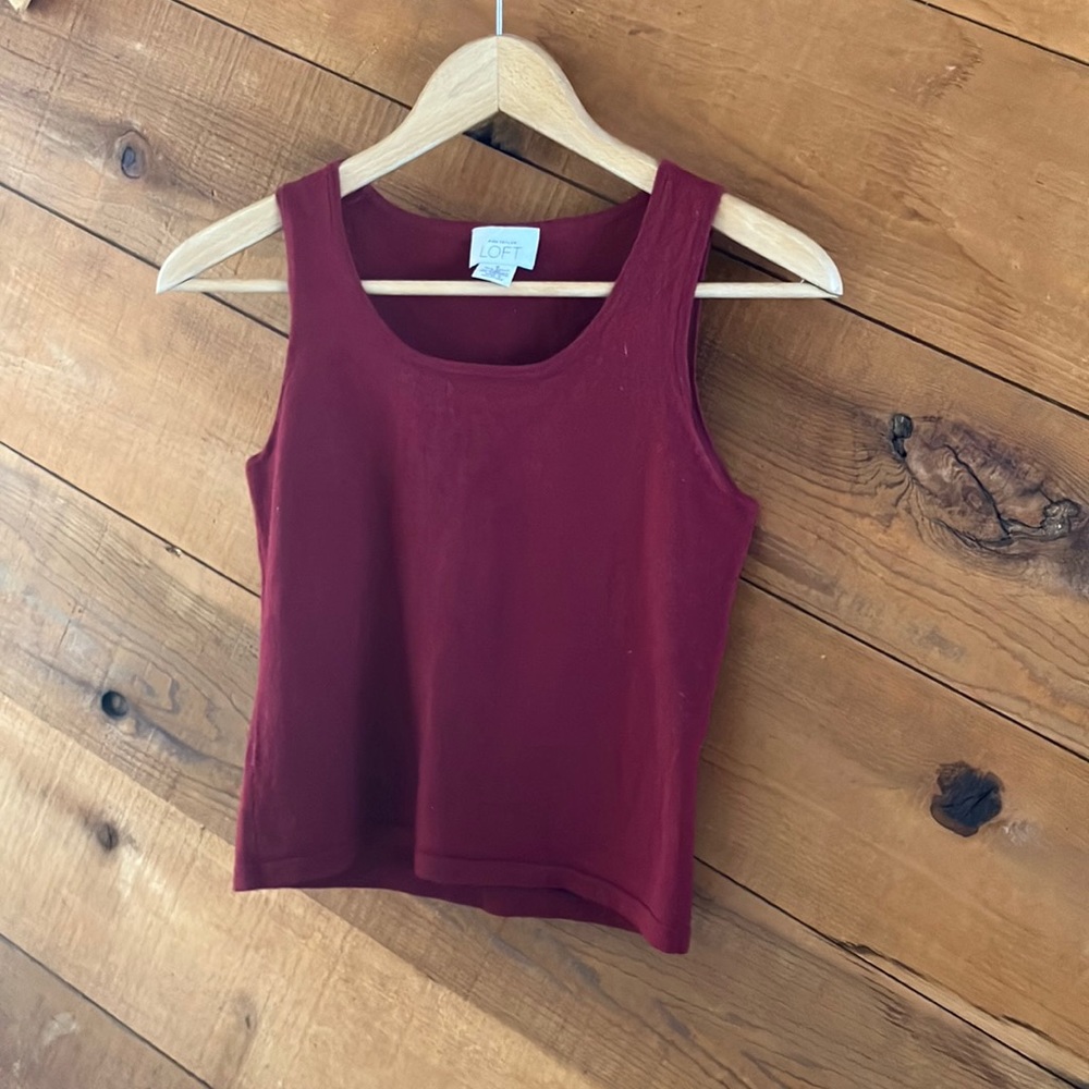 merino and cashmere tank.